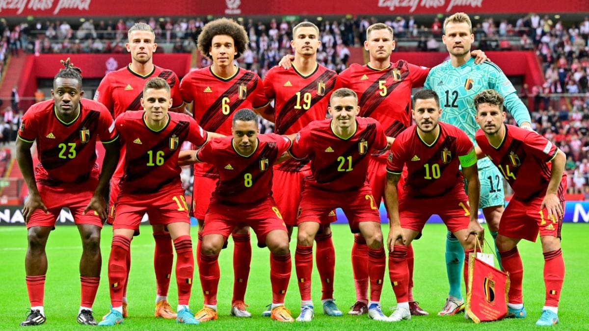 foto de equipo para Bélgica