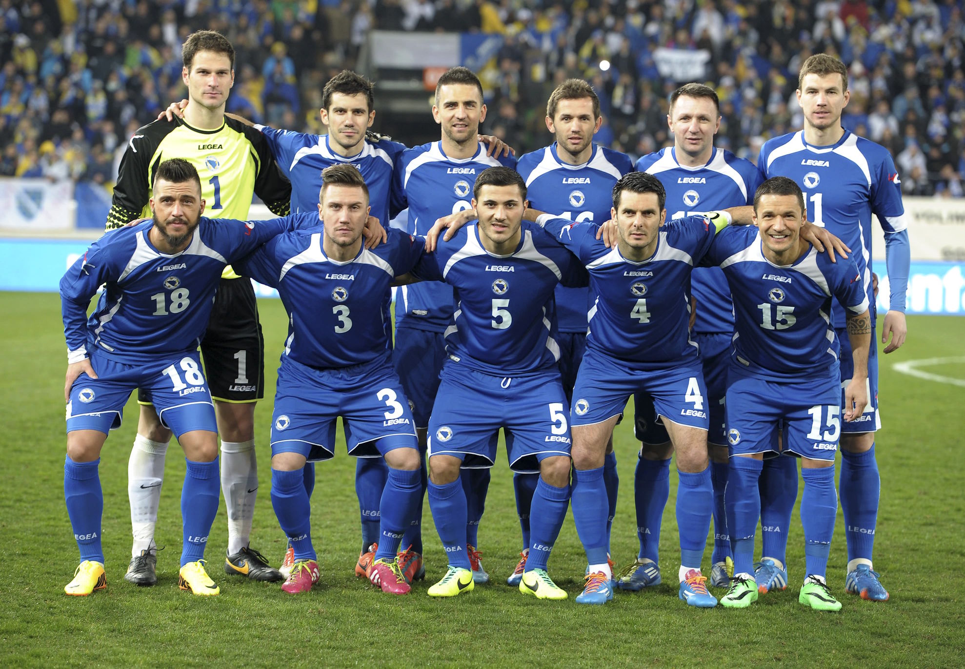 foto de equipo para Bosnia y Herzegovina
