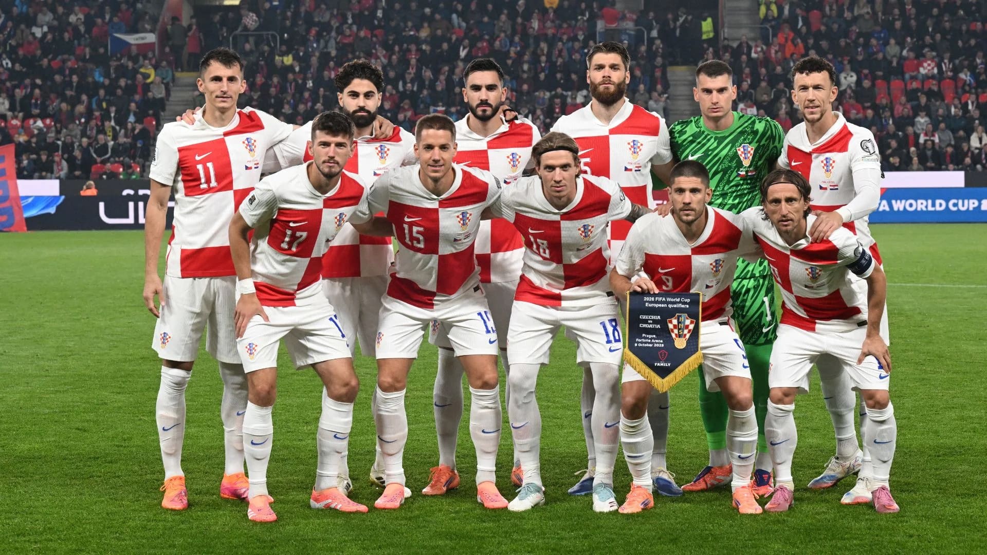 foto de equipo para Croacia