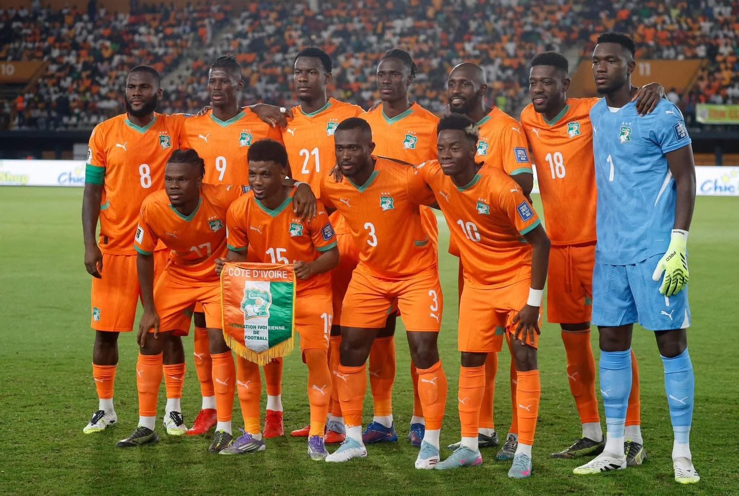 foto de equipo para Costa de Marfil