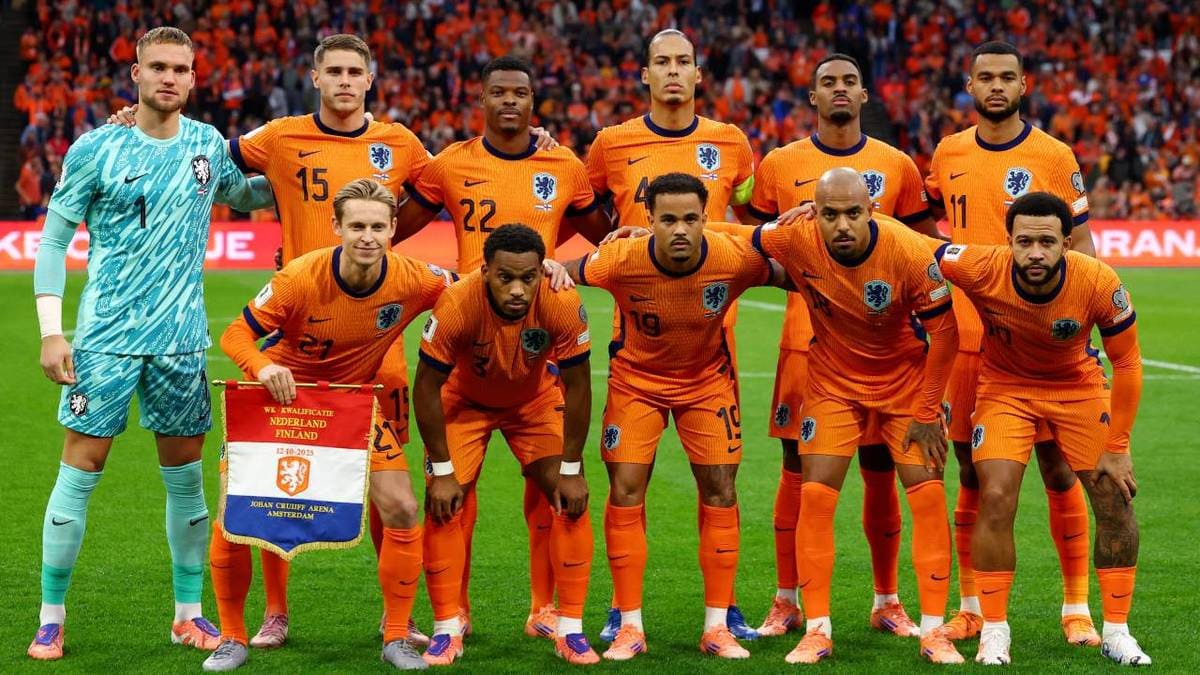 foto de equipo para Países Bajos